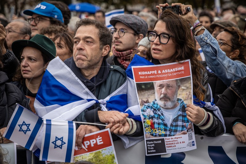 FRANCE PROTEST ISRAEL PALESTINIANS CONFLICT