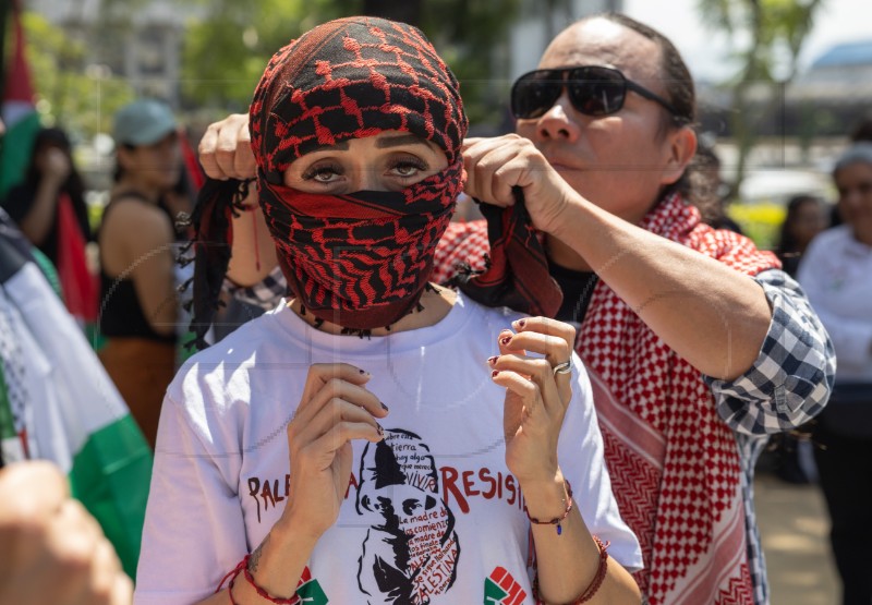 GUATEMALA ISRAEL PALESTINIANS CONFLICT PROTEST