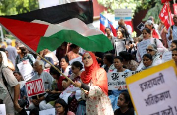  INDIA  PROTEST ISRAEL GAZA CONFLICT