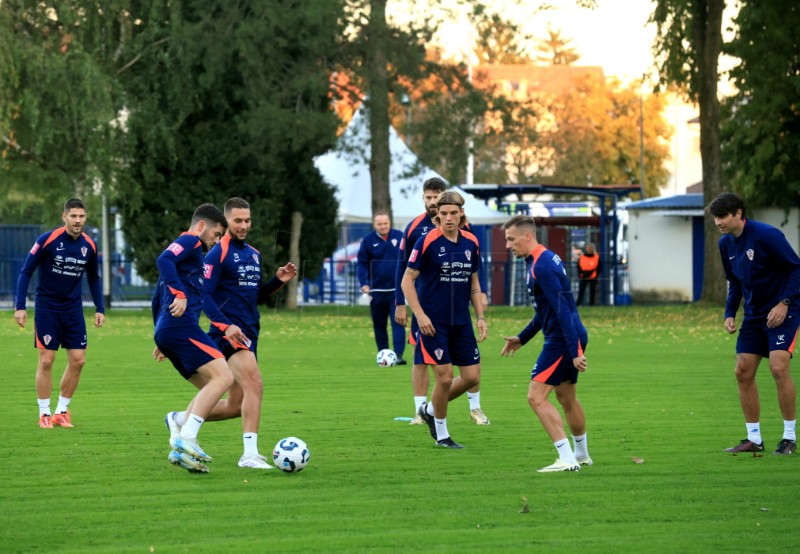 Trening hrvatske nogometne reprezentacije