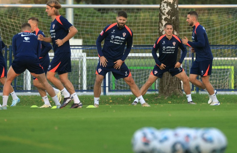 Trening hrvatske nogometne reprezentacije