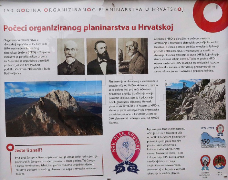 Izložba povodom obilježavanja 150 godina organiziranog planinarstva u Hrvatskoj