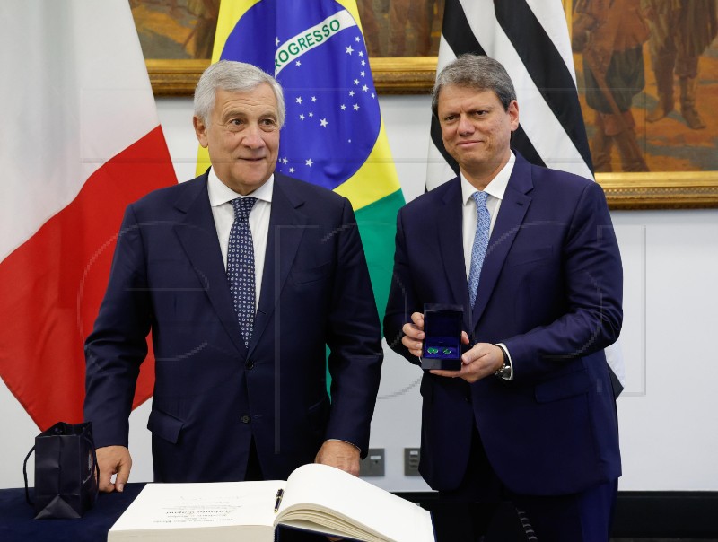 BRAZIL ITALY TAJANI DIPLOMACY