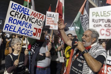 BRAZIL PROTEST ISRAEL GAZA CONFLICT