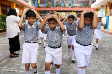 INDONESIA TSUNAMI DRILL