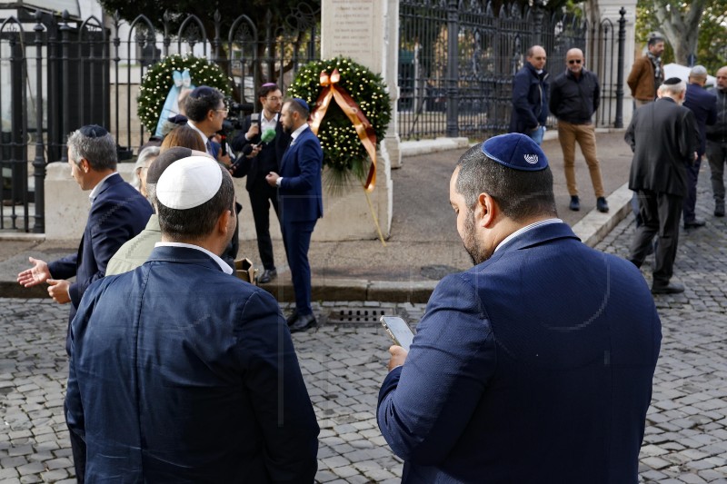 ITALY SYNAGOGUE ATTACK CEREMONY