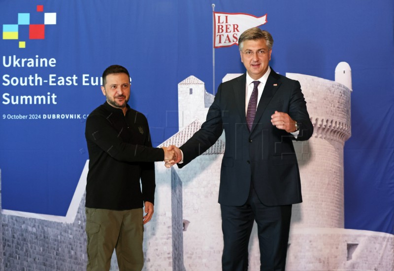 Sastanak na vrhu Ukrajina - Jugoistočna Europa, Plenković - Zelenskij