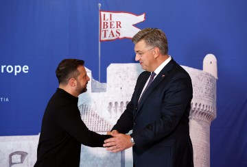 Sastanak na vrhu Ukrajina - Jugoistočna Europa, Plenković - Zelenskij