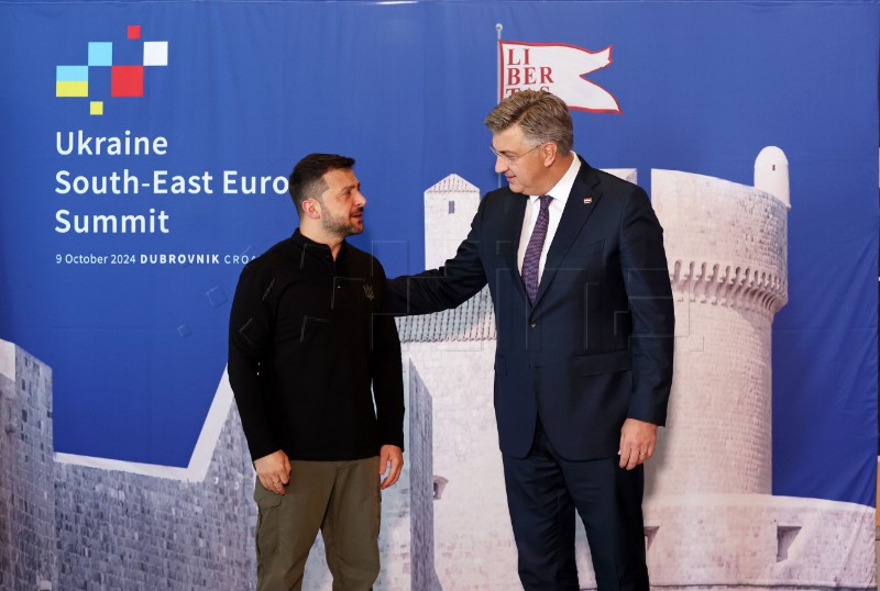 Sastanak na vrhu Ukrajina - Jugoistočna Europa, Plenković - Zelenskij