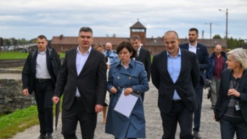 Predsjednik Milanović u muzeju Auschwitz-Birkenau