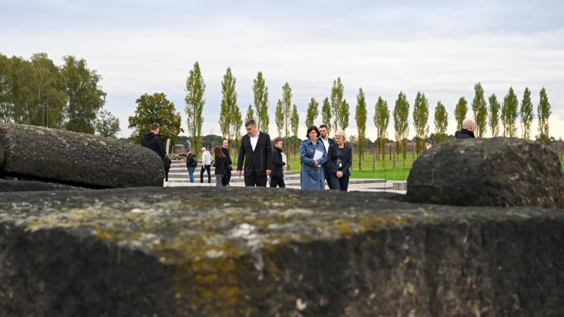 Predsjednik Milanović u muzeju Auschwitz-Birkenau