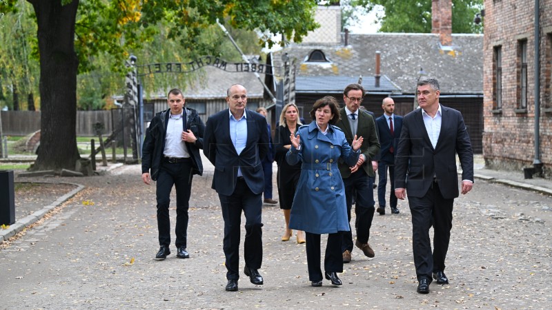 Predsjednik Milanović u muzeju Auschwitz-Birkenau