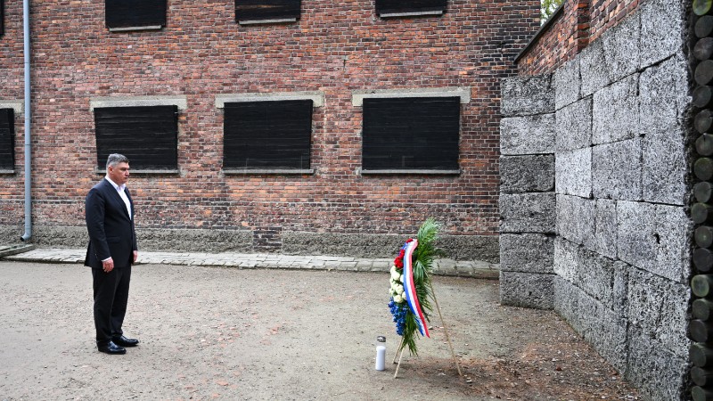 Predsjednik Milanović u muzeju Auschwitz-Birkenau