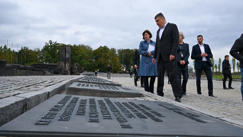 Predsjednik Milanović u muzeju Auschwitz-Birkenau