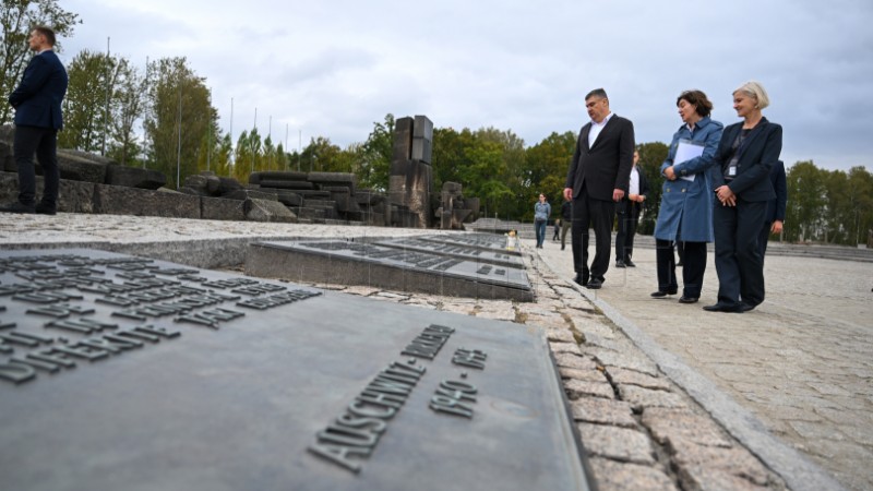 Predsjednik Milanović u muzeju Auschwitz-Birkenau