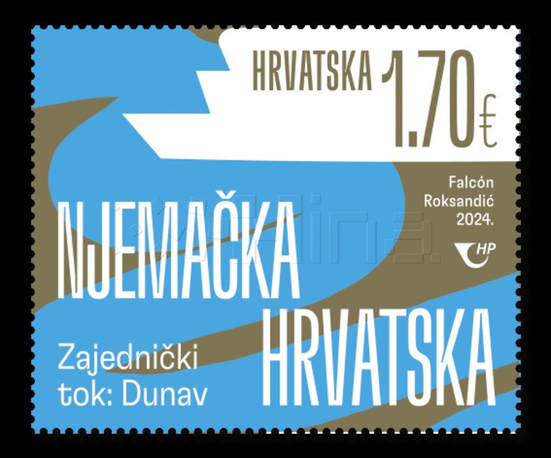 Prigodna marka HP-a i Njemačke pošte s motivom rijeke Dunav 