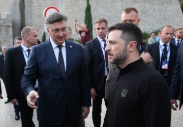 Plenković i Zelenski prošetali Starim gradom