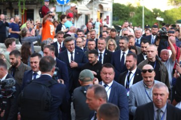 Plenković i Zelenski prošetali Starim gradom