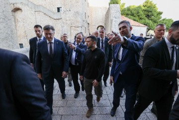 Plenković i Zelenski prošetali Starim gradom Dubrovnikom