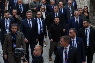 Plenković i Zelenski prošetali Starim gradom Dubrovnikom