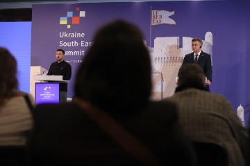 Konferencija za medija premijera Plenkovića i predsjednika Ukrajine Zelenskog