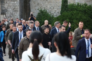 Plenković i Zelenski prošetali Starim gradom Dubrovnikom