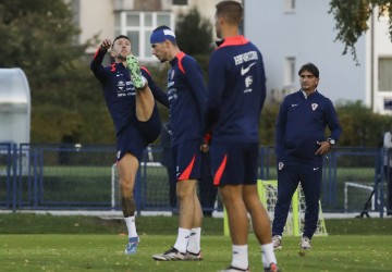 Trening hrvatske nogometne reprezentacije