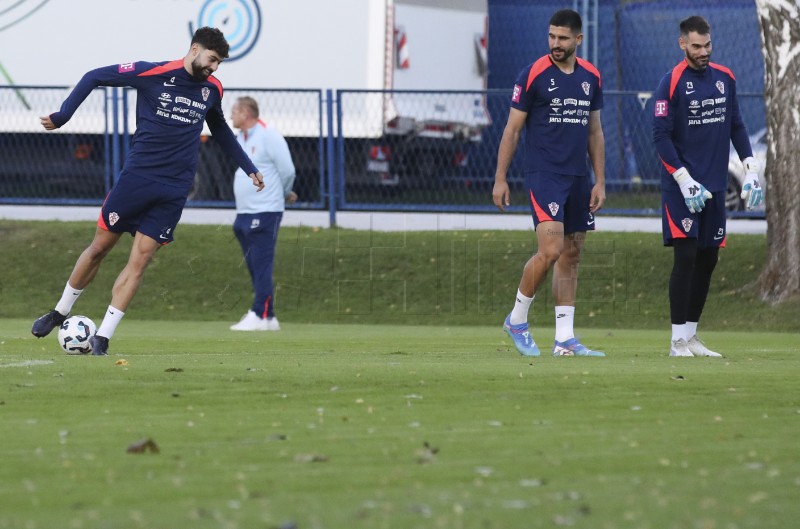 Trening hrvatske nogometne reprezentacije