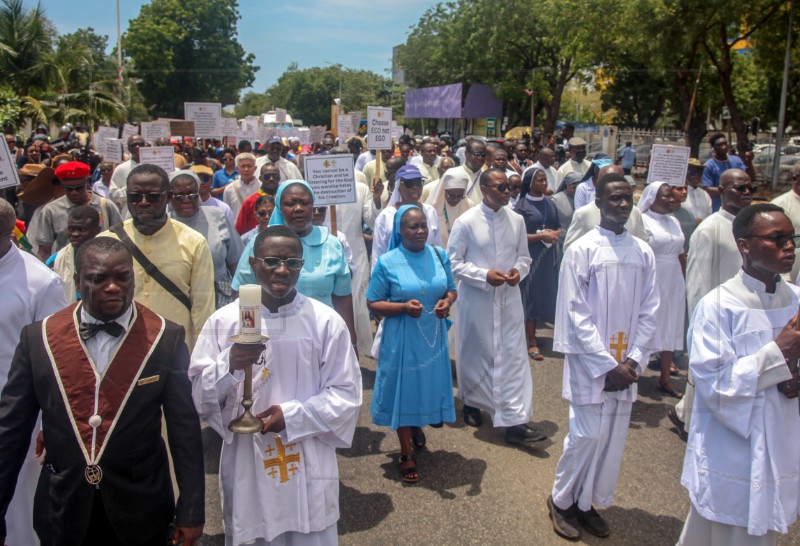 GHANA PROTEST ILLEGAL MINING