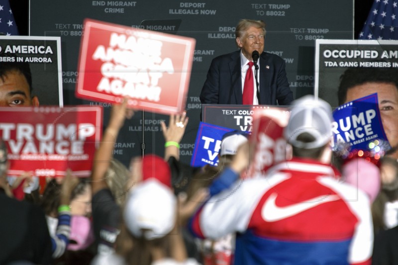 USA ELECTIONS TRUMP CAMPAIGN RALLY