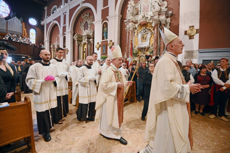 Središnja proslava proglašenja bazilikom crkve Čudotvorne Gospe Sinjske