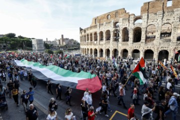 ITALY PROTEST ISRAEL GAZA CONFLICT