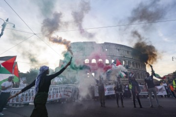 ITALY PROTEST ISRAEL GAZA CONFLICT