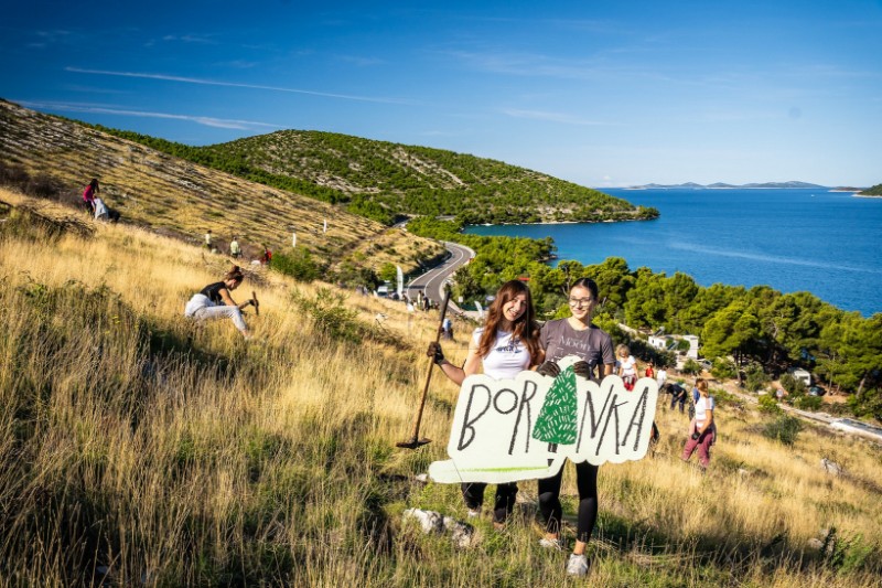 Boranka okupila više od 300 volontera na brdu Jelinjak kraj Šibenika