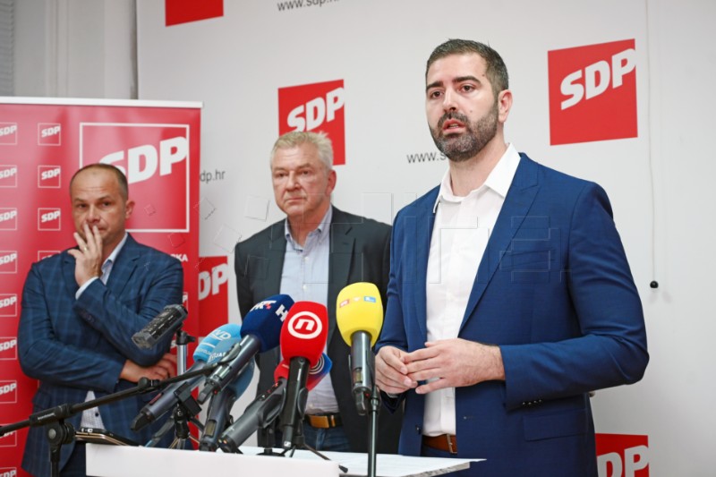 Predstavljen SDP-ov kandidat za gradonačelnika Splita Davor Matijević