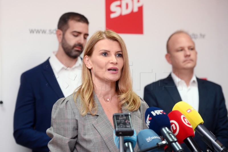 Predstavljen SDP-ov kandidat za gradonačelnika Splita Davor Matijević