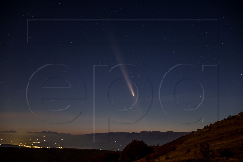 NORTH MACEDONIA ASTRONOMY COMET