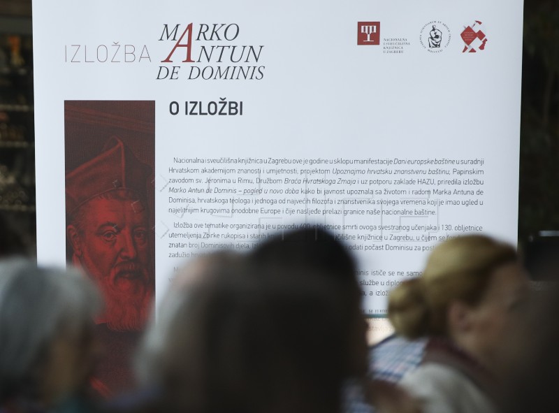 Otvorena izložba "Marko Antun de Dominis – pogled u novo doba"