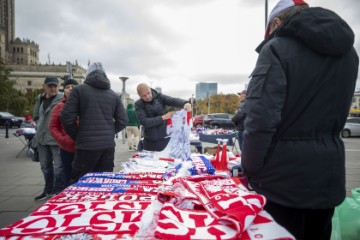 Atmosfera u Varšavi uoči utakmice 4. kola Lige nacija između Poljske i Hrvatske