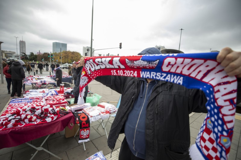 Atmosfera u Varšavi uoči utakmice 4. kola Lige nacija između Poljske i Hrvatske