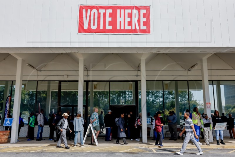 USA GEORGIA ADVANCE VOTING