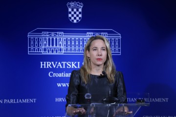 Saborska zastupnica Marija Selak Raspudić održala konferenciju za medije