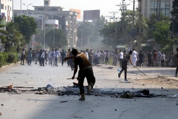 PAKISTAN STUDENTS PROTEST