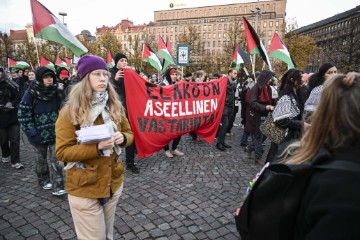 FINLAND PROTEST ISRAEL GAZA CONFLICT