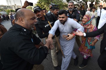 PAKISTAN PTI PROTEST