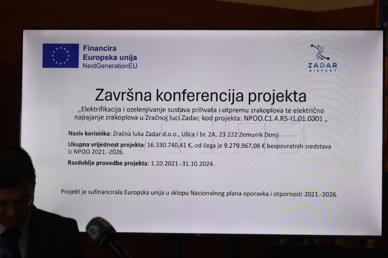 Zadarska zračna luka postala prva 'zelena' u Hrvatskoj