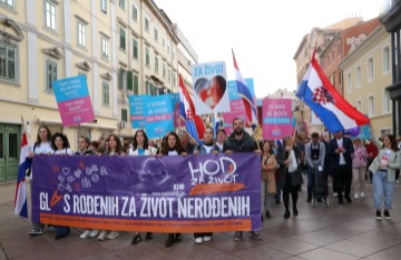 Rijeka: Održan Hod za život, obitelj i Hrvatsku 