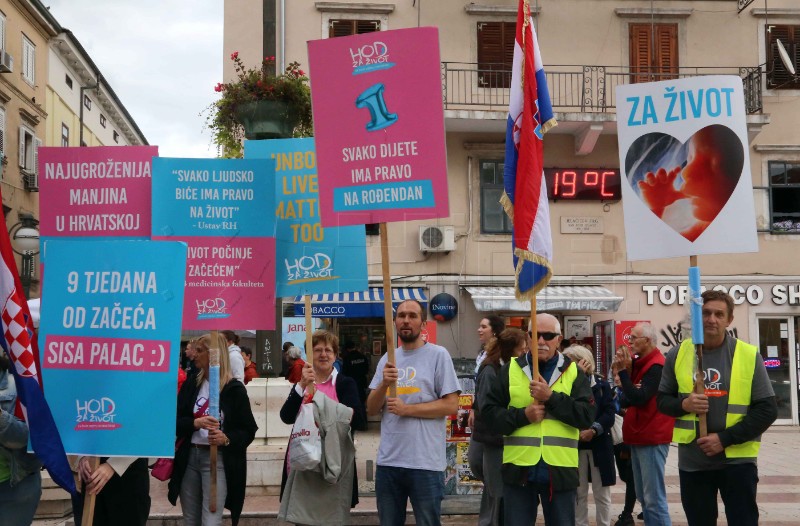 Rijeka: Održan Hod za život, obitelj i Hrvatsku 