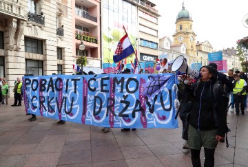 Rijeka: Održan Hod za život, obitelj i Hrvatsku 