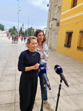 Šibenik: Ivana Kekin i Maja Šintić održale konferenciju za medije